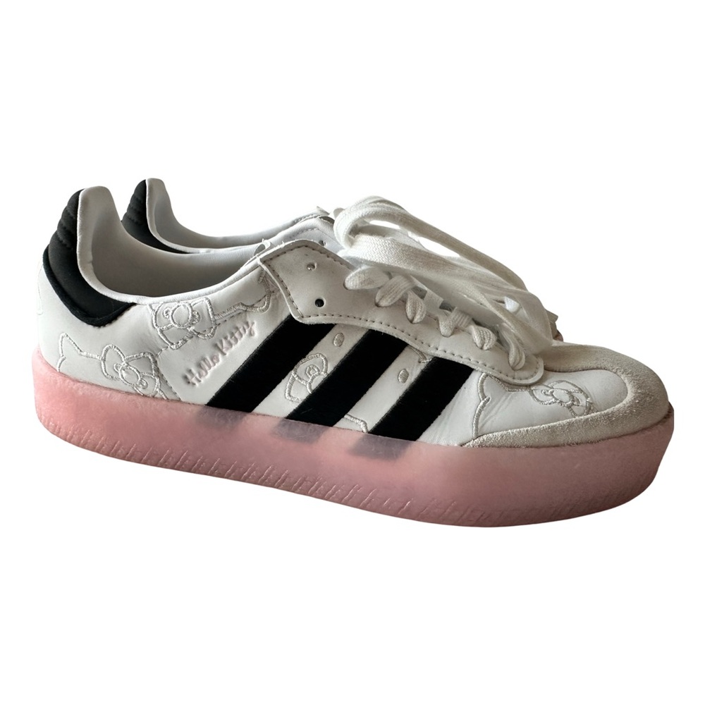 Adidas Hello Kitty Samba OG White Black Pink Women’s 8.5 Worn Once w/ Box